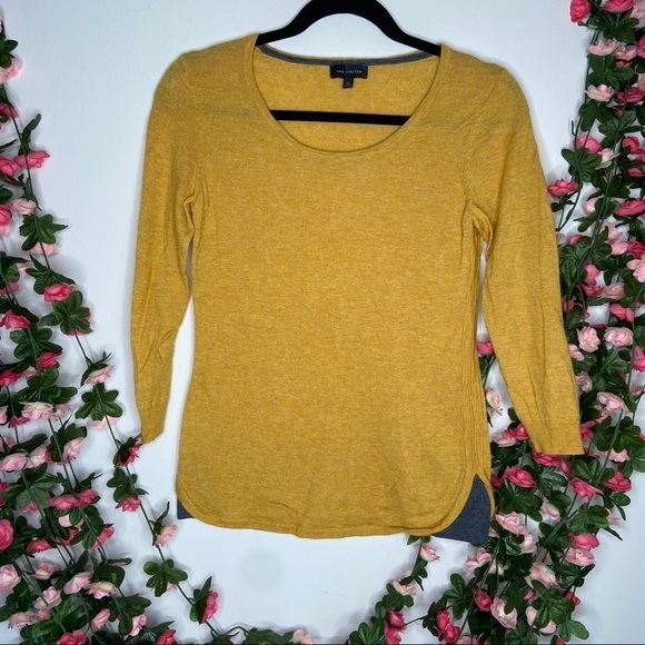 The Limited Womens Yellow Blouse Wool XS - Picture 1 of 7